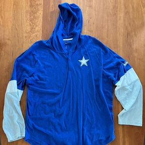Men’s XXL NFL Hooded Dallas Cowboys Pullover